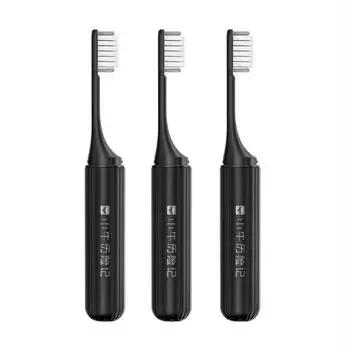 3Pcs Foldable Orthodontic Toothbrush Tooth Cleaning Inter-Dental Fine Wool Toothbrush Head Flat Gingival Sensitivity