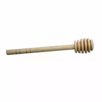 3PCS Honey Pot with Long Handle Mix Stick Small Wood Honey Stick Honey Stick Wooden Honey Spoon Stick