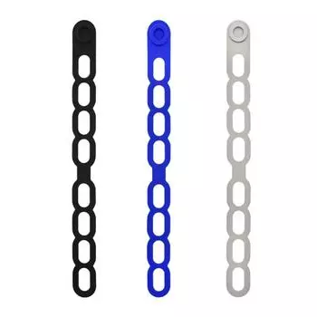 3Pcs Leak-Proof Pot Lid Strap Stretchable Lid Fixing Band Silicone Lid Straps Tableware Storage 3Pcs