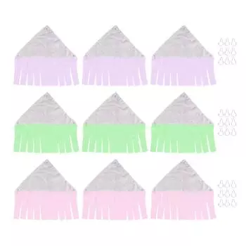 3PCS Small Animal Hanging Hammock Soft Comfortable Tassel Design Pet Cage Hammock for Guinea Pig Rab Purple