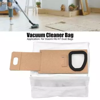 3PCS Vacuum Cleaner Non Woven Fabric Garbage Bag Dust Storage Bag for Xiaomi Roborock H7 H6