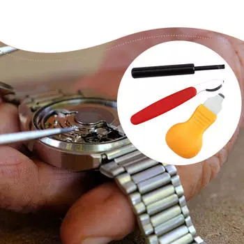 3Pcs Watch Back Cover Opener Removal Tool Practical Portable, Replacing, Easy to Use,