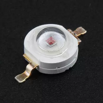 3W Light Bead Компоненты белого и сине-красного цвета Теплый свет Red