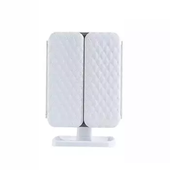 3X/2X/1X Magnifications Cosmetic Mirror 180° Adjustable Rotation 3 Panels Smart Mirror Wide Angle Touch Sensor Switch