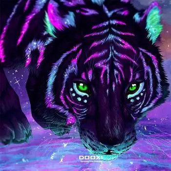 40*40 см Тигр 5D DIY Алмазная картина Вышивка Дрель Мозаика Рукоделие Ремесло Домашний декор 20*20CM
