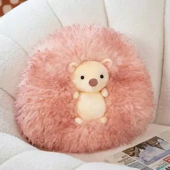 40 см плюшевый ежик Kawaii круглый милый мягкий панда мультяшный милый ежик подарки для детей новогодний подарок 40cm
