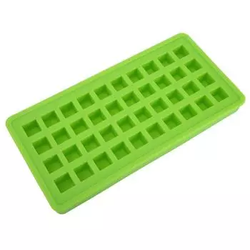 40Grids силиконовый лоток для льда квадратной формы кубики льда Maker Mold DIY Кухонные принадлежности Зеленый зелёный
