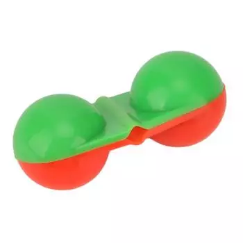 40Pcs Plastic Fishing Double Rattle Fish Bite Bait Alarm Sea Fishing Attractor Bell Beads Fish Tool