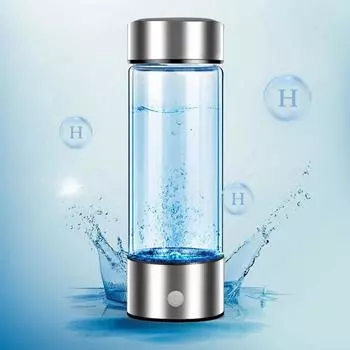 420 мл чашка для обогащенной водородом воды, электрический генератор воды, бутылка, титановый фильтр, портативная бутылка с антиоксидантами 420-480ml