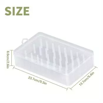 42-Spool Multifunctional Embroidery and Sewing Storage Box