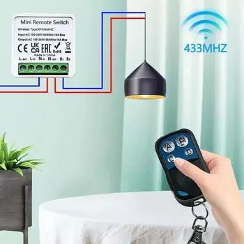 433 МГц беспроводной пульт дистанционного управления выключатель света AC 100-240 В 4Key RF пульт дистанционного управления передатчик настенная панель выключатель для освещения Led