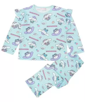 433CN1031 Cinnamoroll стеганое длинное покрывало для детской комнаты начальной школы 100 см [Nishiki] Пижама, Ткань, Рукава, Штаны, Тип, Осень, Зима,