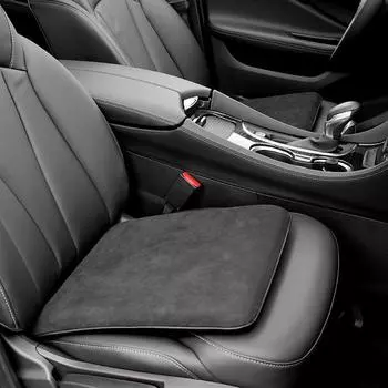 43x39cm Suede Car Front Seat Cushion Universal Car Accessories Single Piece Pad Anti Slip And Breathable Office Chair Pad