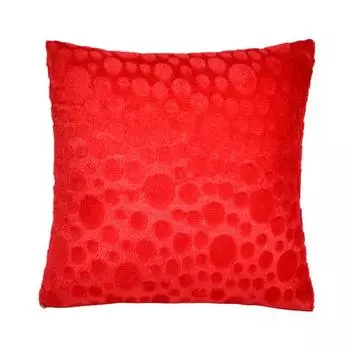 43x43cm Winter Soft Plush Square Sofa Cushion Cover Home Car Office Chairs Decoration Pillowcase 43x43cm зелёный
