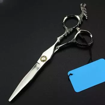440C 6 дюймов Дракон подшипник волос ножницы стрижка филировочные парикмахерские инструменты ножницы парикмахерские ножницы