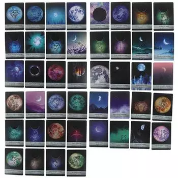 44 карты Moonology Oracle Cards Deck Guidebook Boland Magic Deck Game
