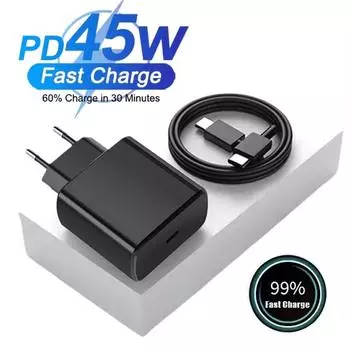 45 Вт 5A USB C PD кабель для быстрой зарядки для Samsung S20 S21 FE S22 S23 S24 Ultra Note20 A33 A34 A53 Type C сверхбыстрый кабель для быстрой зарядки