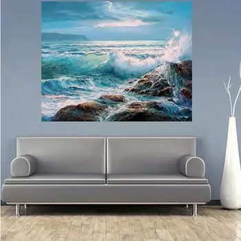 45x35CM Полный дрель 5D DIY Наборы для алмазной живописи для взрослых Мозаика Домашняя декоративная 45x35CM