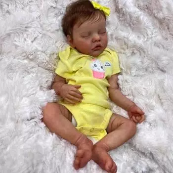 46 см тканевое тело Reborn Baby Dolk Twin A Twin B реалистичная спящая имитация перерождения куклы с имплантированными волосами реалистичная кукла Bebe Reborn детский рождественский подарок Twin A