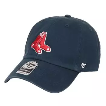 47 Cap Cleanup Low Cap MLB Major League Hat Forty Seven Boston Red Sox Navy Navy Socks [Товар]