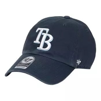 47 Cap Major League MLB Logo Hat Cleanup Brand Low Cap Unisex Tampa Bay Rays Navy Free Size Mens Womens B-RGW30GWS-HM