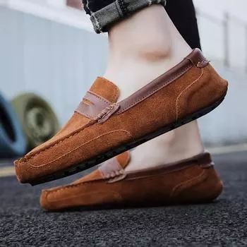 47 large size Doudou shoes 2025 spring and summer new lazy foot casual shoes fashionable and simple outdoor driving shoes 38