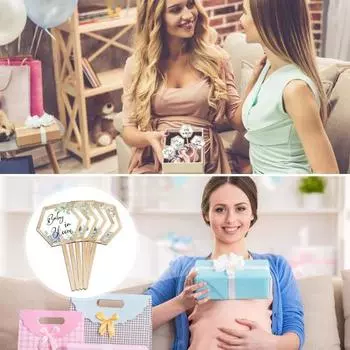 48 шт. этикетка в горшке Let Love Grow печать шестигранные деревянные колья для растений для свадебных сувениров украшения сада B