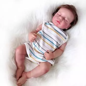 48cm Simulation Rebirth Doll Full Plastic Reborn Doll 48cm белый