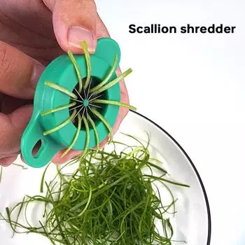 4/2 Резак для зеленого лука Easy Slicer Shredder Нарезка цветков сливы Зеленый лук Проволочная волокно-измельчитель для овощей Superfine Кухонные принадлежности