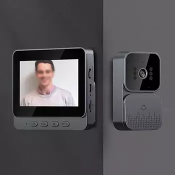 4,3-дюймовый экран, беспроводной видеодомофон, телефон, камера безопасности, дверной звонок, домофон