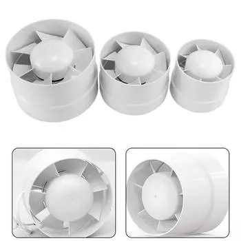 4/5/6 Inch 100/125/150mm In-Line Extractor Fan Low Noise Air Blower Fan Bathroom Kitchen Fan Wind Volume
