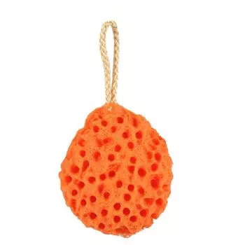 4 цвета Beauty Soft Sponge Body Shower Spa Washing Cleaning Scrubber Bath Ball(оранжевый) оранжевый