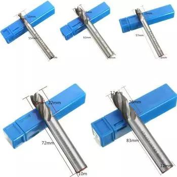 4 Flutes End Mill 4-12mm CNC Drill High Speed Steel