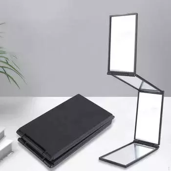 4-х стороннее зеркало, Beauty Vanity Compact Self Haircut Mirror для стрижки волос, сумочка,