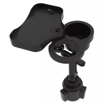 4-in-1 Cup Holder Expander with swivel tray for car, phone and bottle