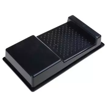 4 Inch Plastic Paint Tray for Wall Small Area Brush Work Easy to Clean and Store DIYer Enthusiasts and Home Decorators B