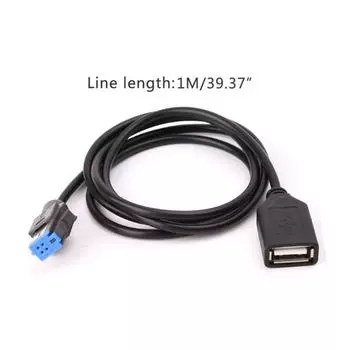 4-контактный USB-аудио-радиоадаптер удлинительный кабель для CD-плеера Nissan Teana Qashqai