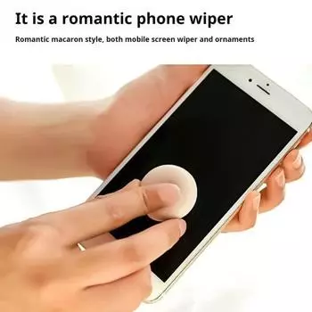 4 Pcs Phone Screen Cleaner with Portable Lanyard Fingerprint Eraser for Camera хаки