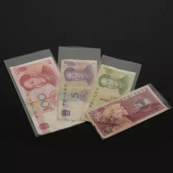 4 размера держатели для банкнот бумажных денег марки OPP пакеты 100 шт. No.3