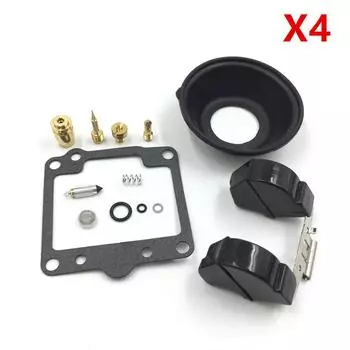4 Set For 80-81 Yamaha XS 1100 1100L 1100S Carburetor Repair Float Kit Diaphragm