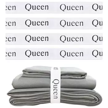 4 шт. эластичная лента King/Queen/Full/Twin с принтом, простыня-органайзер, ленты для одеяла, ремни для хранения, этикетка, повязка для постельных принадлежностей A