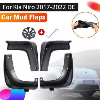 4 шт. автомобильные брызговики для Kia Niro DE 2022, аксессуары MK1 2017 ~ 2022, автозаслонка, брызговик, переднее заднее крыло автомобиля