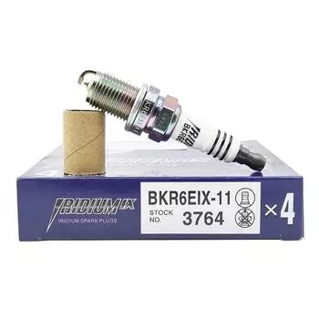 4 шт. BKR6EIX-11 3764 иридиевые свечи зажигания для Toyota Nissan Subaru Mitsubishi Kia Yamaha Lotus Jaguar BKR6EIX11-3764 4PCS