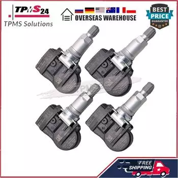 4 шт. для 2015 2016 2017 Honda Pilot 433 МГц TPMS датчик давления воздуха в шинах 42753-TG7-A51 42753-T6N-A01