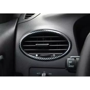 4 шт. для Ford Focus 2 2005-2013 кондиционер ABS хромированная отделка розетка украшение круг кольцо автоаксессуары bright