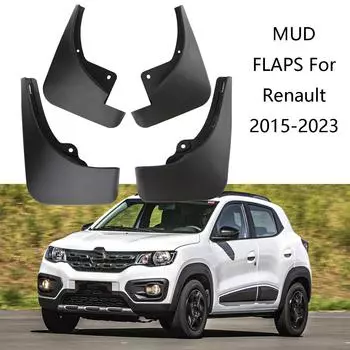 4 шт. для Renault Kwid E-Tech Dacia Spring eletric City K-ZE IKCO K112, брызговики для альпинистов, крылья, брызговики, брызговики чёрный