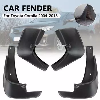4 шт./компл. брызговики, передние и задние брызговики, крыло для Toyota Corolla 2004-2018, брызговики