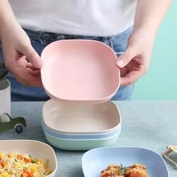 4 шт. поднос для закусок, цельный формовочный пакет, блюдо для еды, вертела, кости разноцветный
