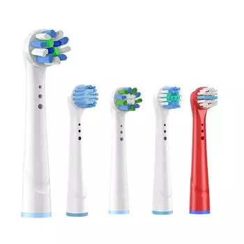 4 шт. сменные насадки для электрической зубной щетки Oral-B Universal Fit Advance Power/Pro Health Vitality Precision Clean