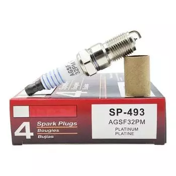 4 шт. SP-493 AGSF32PM платиновая свеча зажигания для Ford Fiesta F-150 Probe Cadillac Deville STS SRX Mercury Capri Mazda MPV 4PCS
